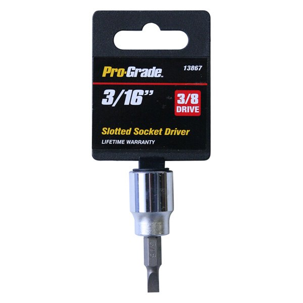 Pro-Grade® - 3/8" Drive 3/16" Slotted Bit Socket
