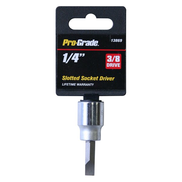 Pro-Grade® - 3/8" Drive 1/4" Slotted Bit Socket