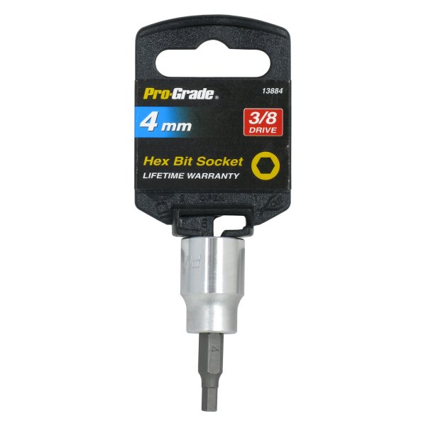 Pro-Grade® - 3/8" Drive 4 mm Metric Hex Bit Socket