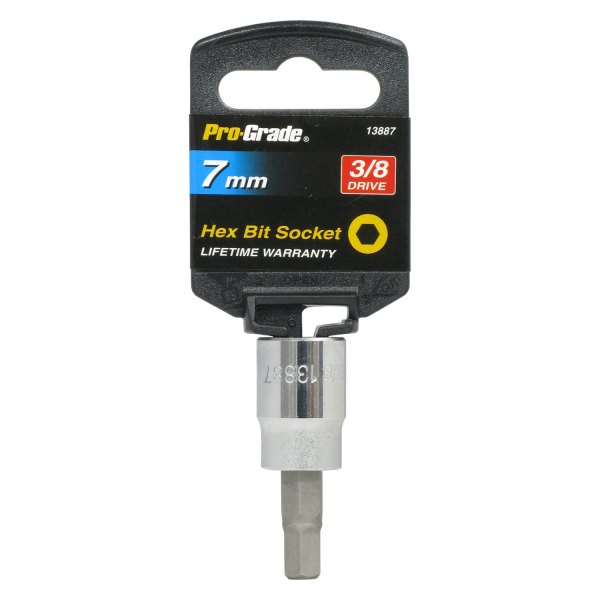 Pro-Grade® - 3/8" Drive 7 mm Metric Hex Bit Socket