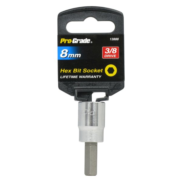 Pro-Grade® - 3/8" Drive 8 mm Metric Hex Bit Socket