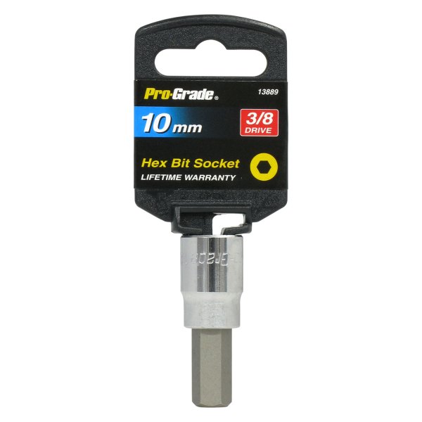 Pro-Grade® - 3/8" Drive 10 mm Metric Hex Bit Socket