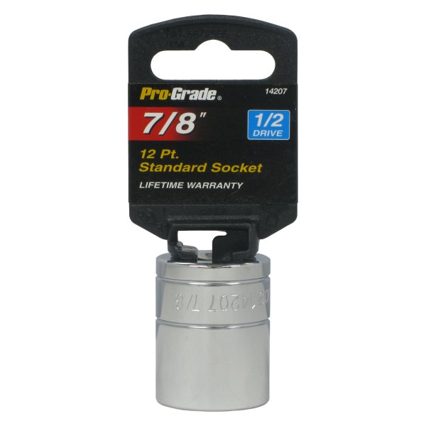 Pro-Grade® - 1/2" Drive 7/8" 12-Point SAE Standard Socket
