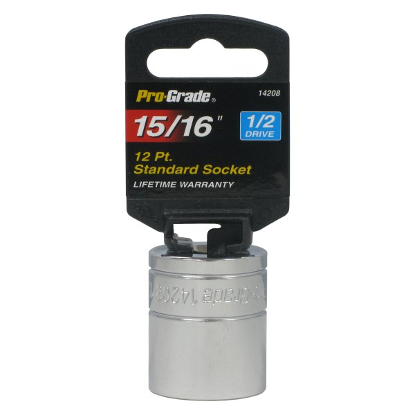Pro-Grade® - 1/2" Drive 15/16" 12-Point SAE Standard Socket