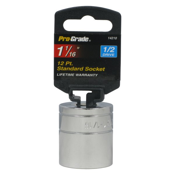 Pro-Grade® - 1/2" Drive 1-1/16" 12-Point SAE Standard Socket