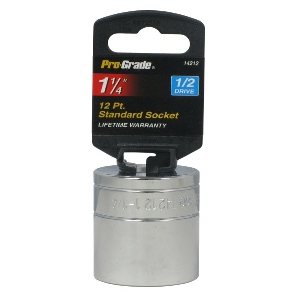 Pro-Grade® - 1/2" Drive 1-1/4" 12-Point SAE Standard Socket