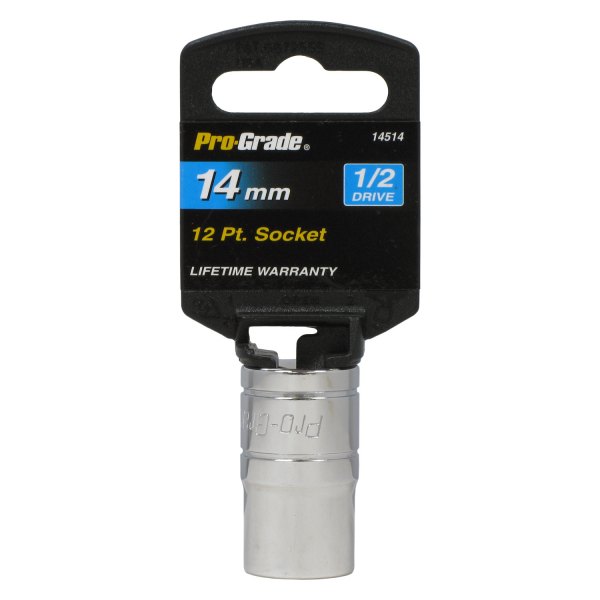 Pro-Grade® - 1/2" Drive 14 mm 12-Point Metric Standard Socket