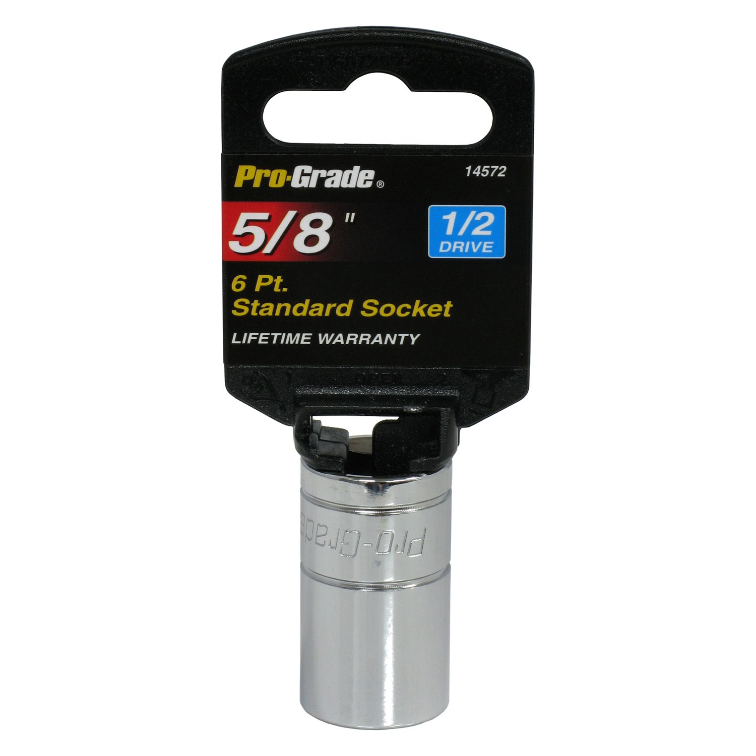 5/8 Socket 6 Pt Pro-Grade Tools 14572-1/2 Dr