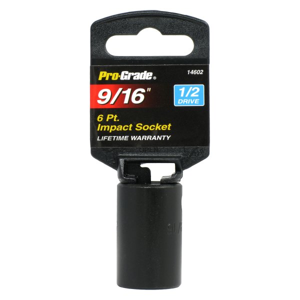 Pro-Grade® - 1/2" Drive SAE 6-Point Impact Socket