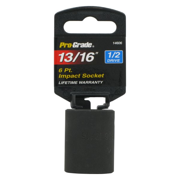 Pro-Grade® - 1/2" Drive SAE 6-Point Impact Socket