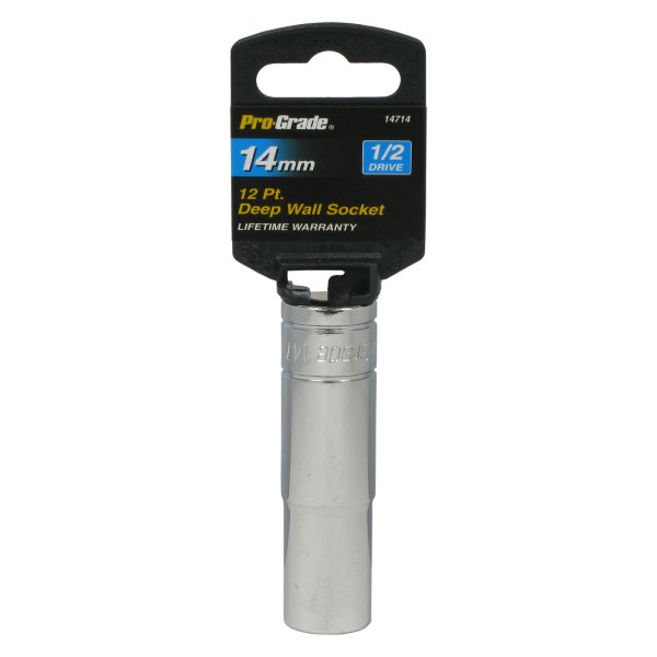 Pro-Grade® - 1/2" Drive 14 mm 12-Point Metric Deep Socket