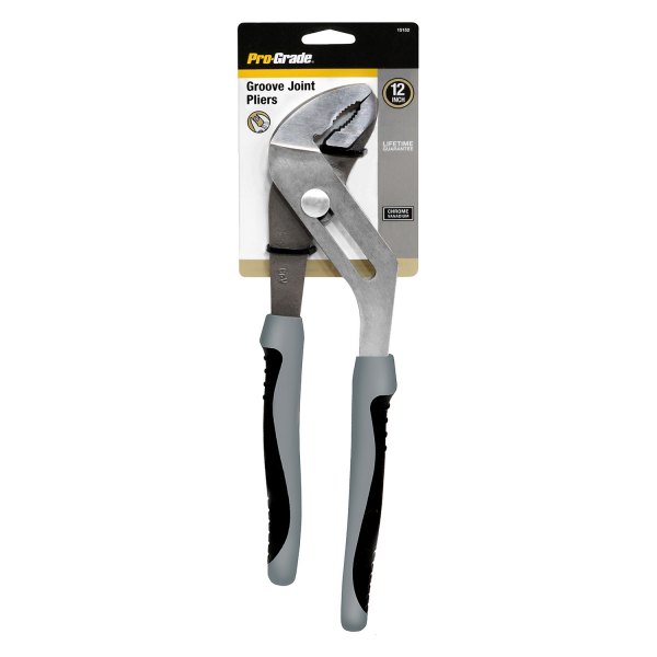 Pro-Grade® - 12" Curved Jaws Multi-Material Handle Tongue & Groove Pliers