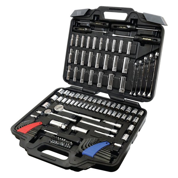 Pro-Grade® - 130-piece SAE/Metric Mechanics Tool Set in Carrying Case