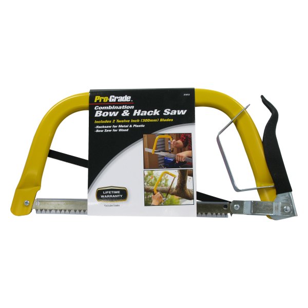 Pro-Grade® - 2-Piece 12" Fast Blade Replacement Combination Bow/Hack Saw Frame Kit