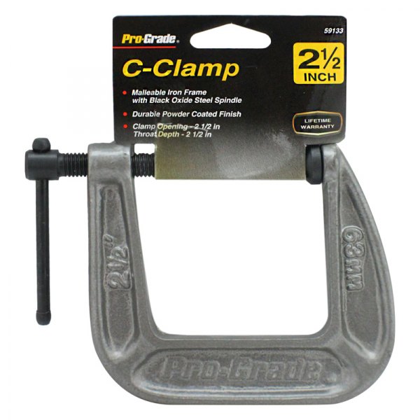 Pro-Grade® - 2-1/2" Malleable Iron C-Clamp