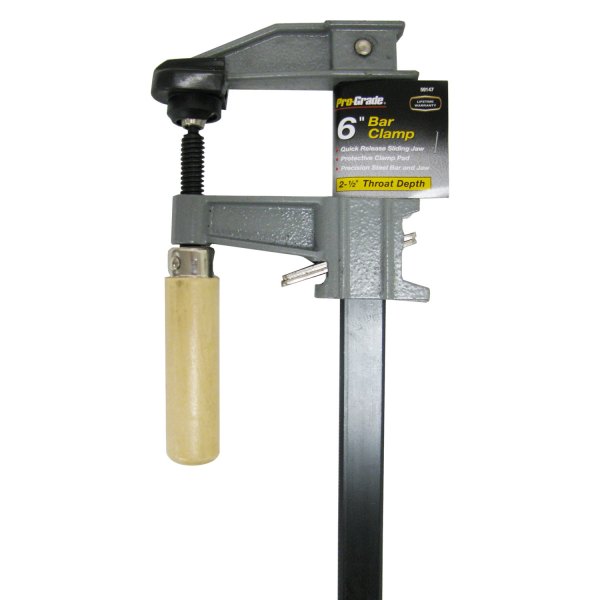 Pro-Grade® - 6" Clutch Lock Wood Manual Bar Clamp
