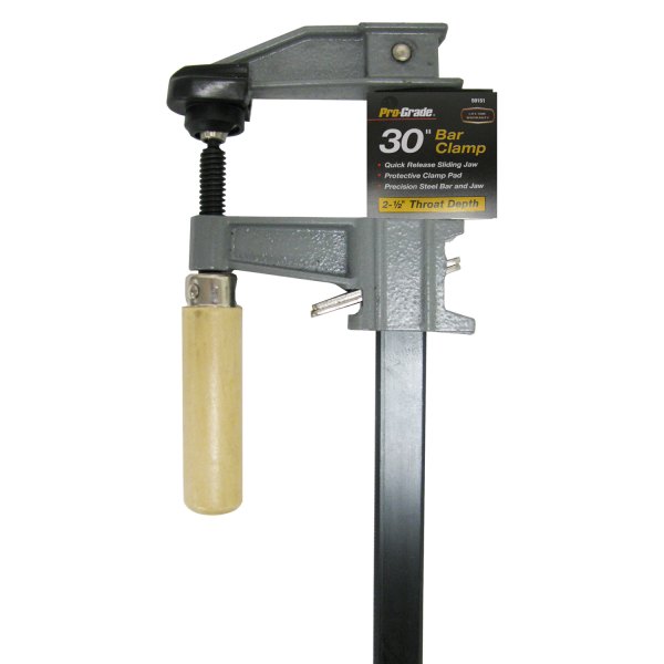 Pro-Grade® - 30" Clutch Lock Wood Manual Bar Clamp
