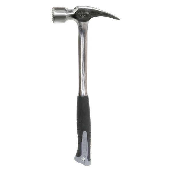 Pro-Grade® - 28 oz. Fiberglass/Steel Handle Milled Face Straight Claw Framing Hammer