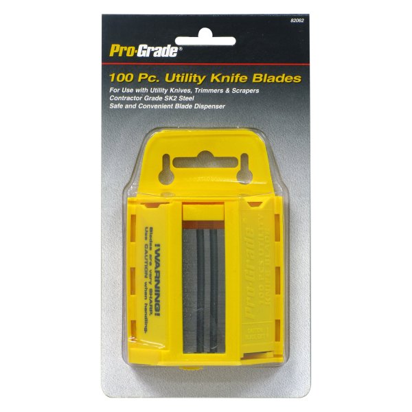 Pro-Grade® - Trapezoid Utility Knife Blades (100 Pieces)