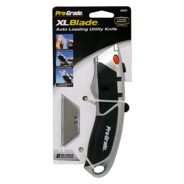 Pro-Grade® - XLBlade™ Auto-Load Retractable Utility Knife Kit (9 Pieces)