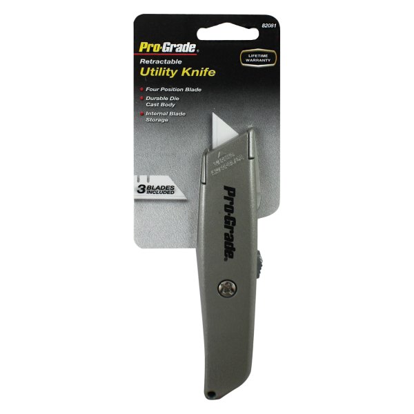 Pro-Grade® - 4-Position Retractable Utility Knife