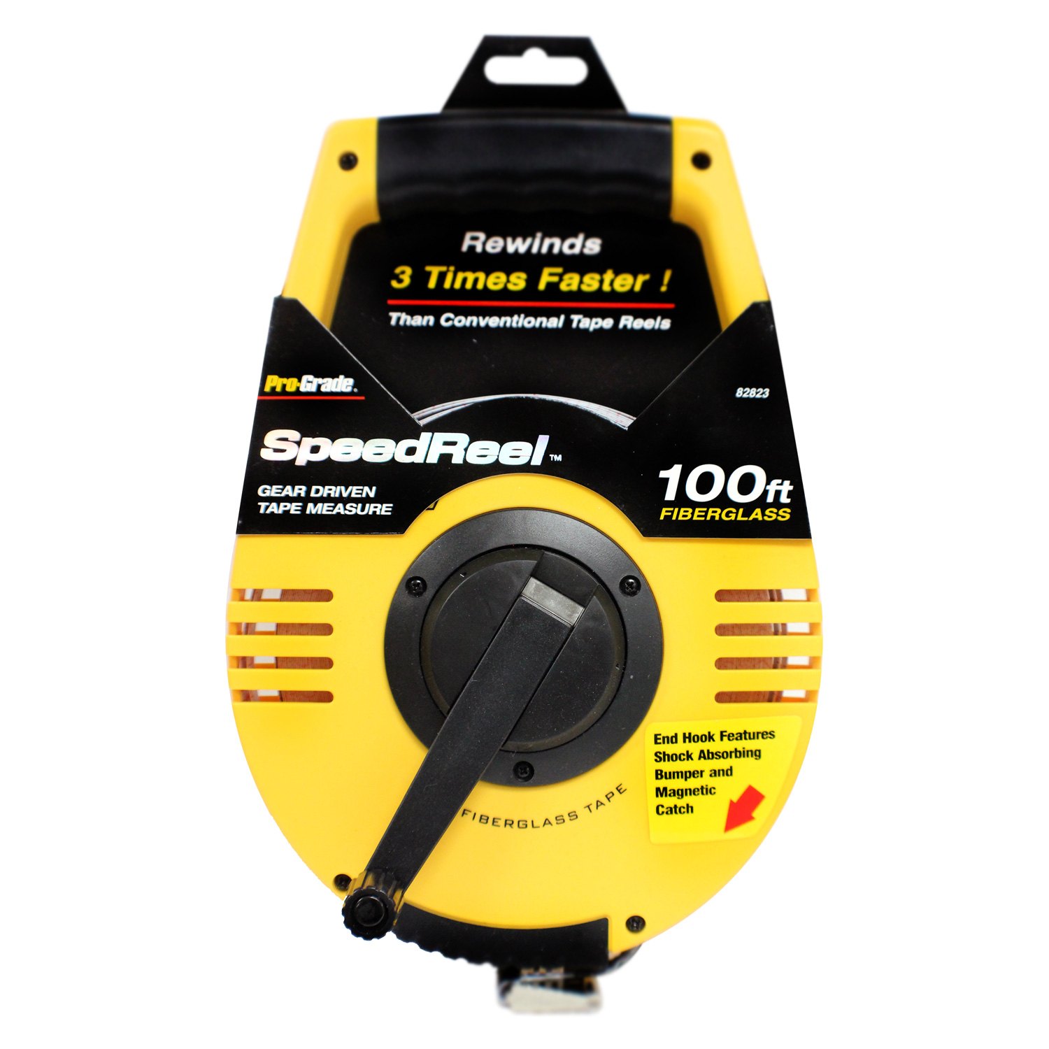 Pro-Grade® 82823 - SpeedReel™ 100' SAE Fiberglass Measuring Tape 