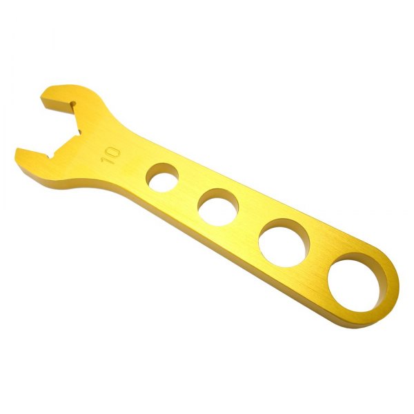 Proform® - -10 AN Hex Gold Anodized Single Open End Wrench