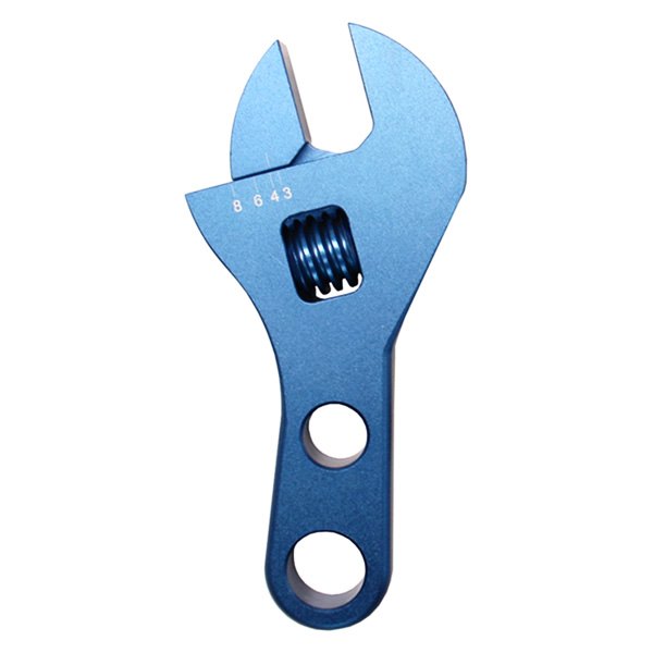Proform® - -3AN to 8AN Army Navy Blue Anodized Stubby Plain Handle Adjustable Wrench