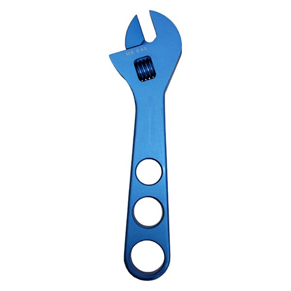 Proform® - -3AN to -8AN Army Navy Blue Anodized Plain Handle Adjustable Wrench