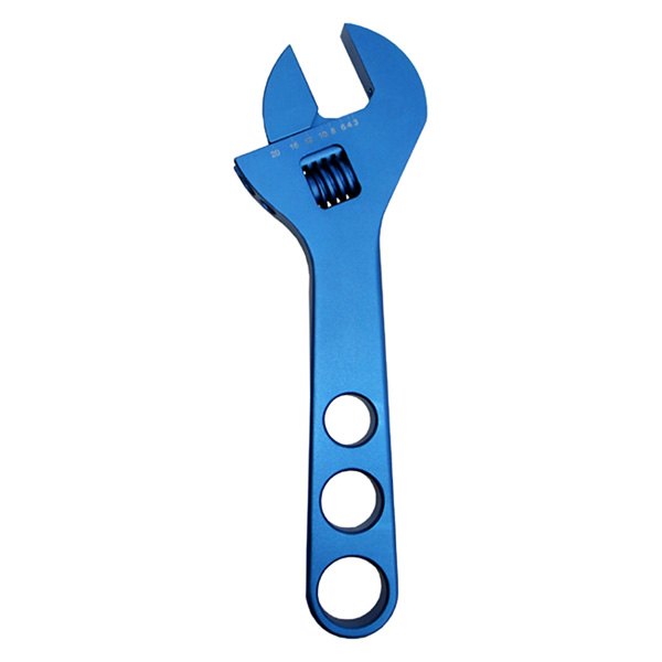Proform® - -10AN to -20AN Army Navy Blue Anodized Plain Handle Adjustable Wrench