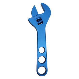 Proform® 67728 - -10AN to -20AN Army Navy Blue Anodized Plain Handle Adjustable Wrench