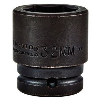 PROTO® - 3/4" Drive 32 mm 6-Point Standard Impact Socket