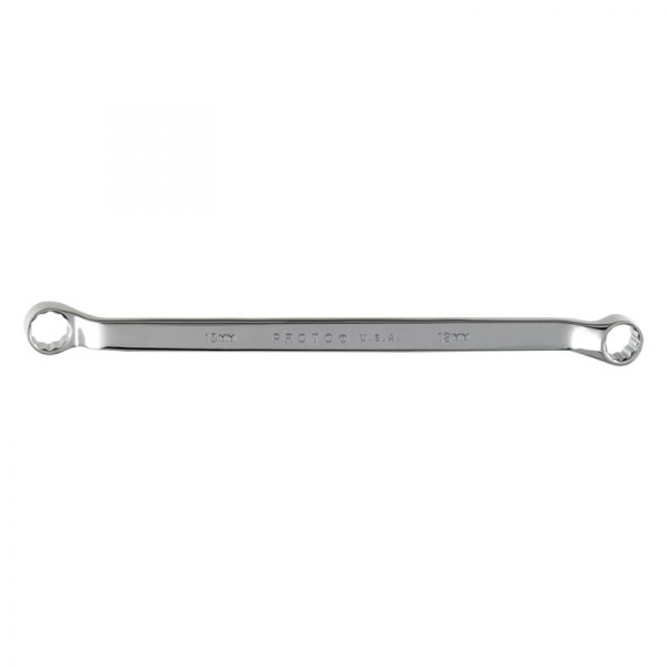 PROTO® - 12 x 13 mm 12-Point Angled Head Full Polished Double Box End Wrench