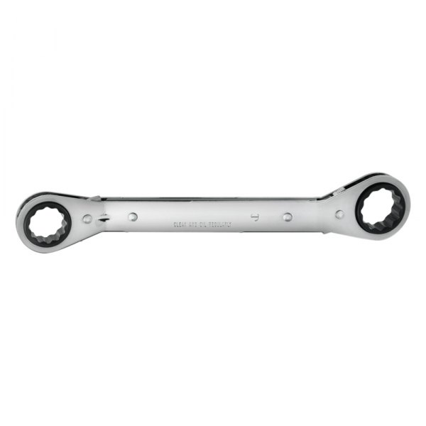 PROTO® - 3/4" x 7/8" 12-Point Angled Head Reversible Ratcheting Full Polished Double Box End Wrench
