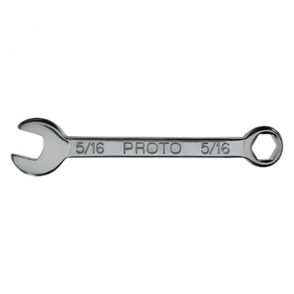 PROTO® - 5/16" 6-Point Straight Head Short Satin Combination Wrench