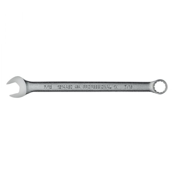 PROTO® - 7/16" 12-Point Straight Head Satin Combination Wrench