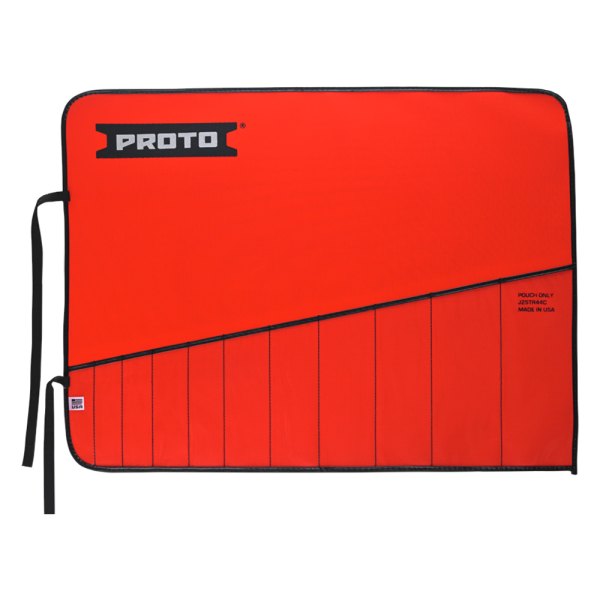 PROTO® - 11-Pocket Red Roll-Up Tool Pouch