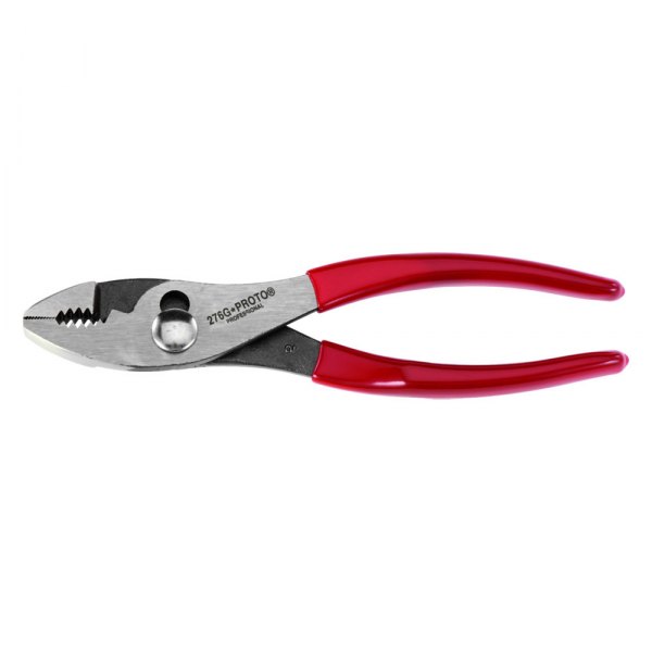 Proto® - 8-1/16" Dipped Handle Round Nose Slip Joint Pliers