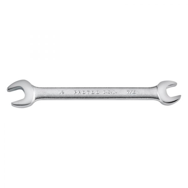 PROTO® - 7/16" x 1/2" Rounded Satin Double Open End Wrench