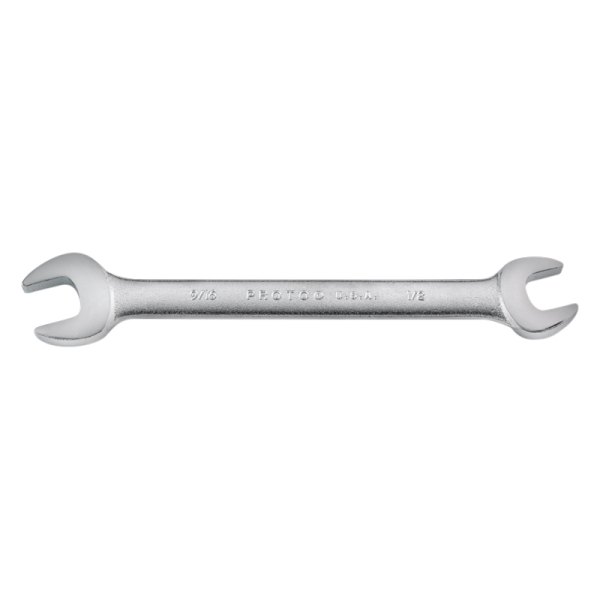 PROTO® - 1/2" x 9/16" Rounded Satin Double Open End Wrench