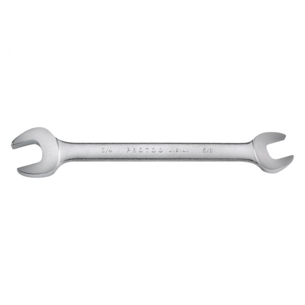 PROTO® - 5/8" x 3/4" Rounded Satin Double Open End Wrench