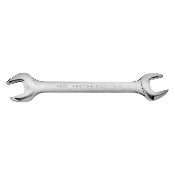 PROTO® - 1-1/4" x 1-5/16" Rounded Satin Double Open End Wrench