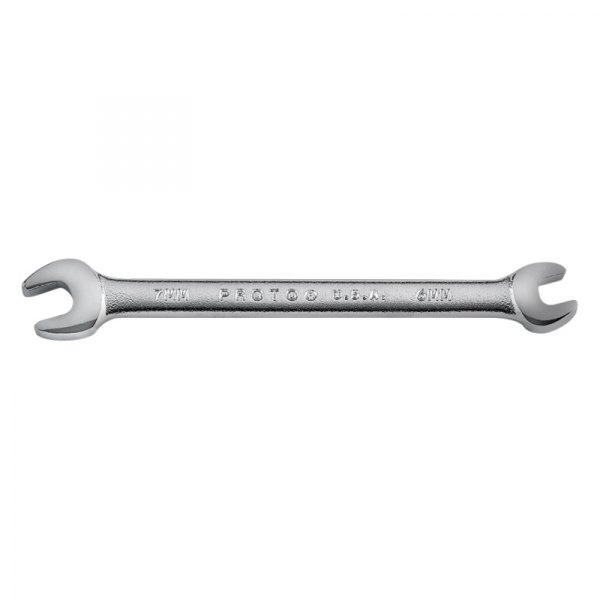 PROTO® - 6 mm x 7 mm Rounded Satin Double Open End Wrench