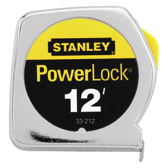 PROTO® 33-212 - STANLEY PowerLock™ 12' SAE Chrome Measuring Tape