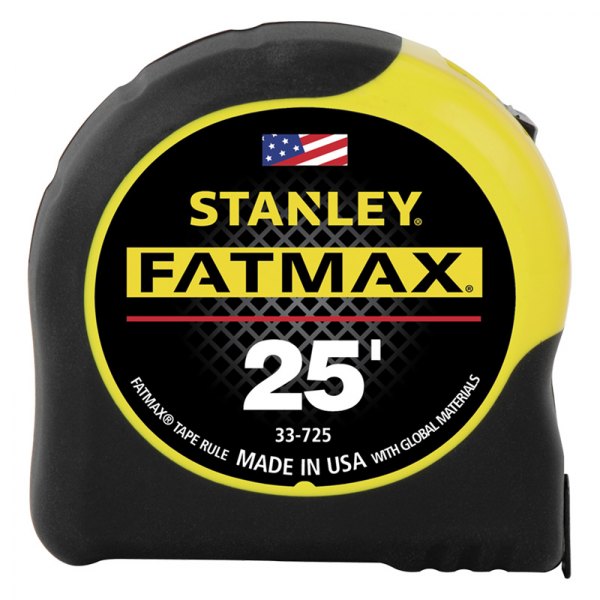 PROTO® - FATMAX™ 25' SAE Yellow/Black Durable High Impact Measuring Tape with BladeArmor™ Coating