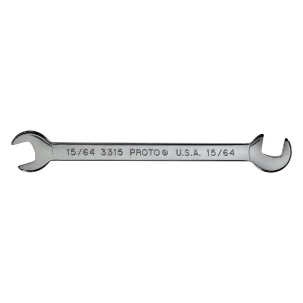 PROTO® - 15/64" Rounded 75° Angled Head Satin Double Open End Wrench
