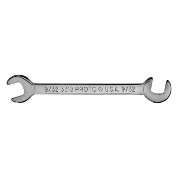 PROTO® - 9/32" Rounded 75° Angled Head Satin Double Open End Wrench