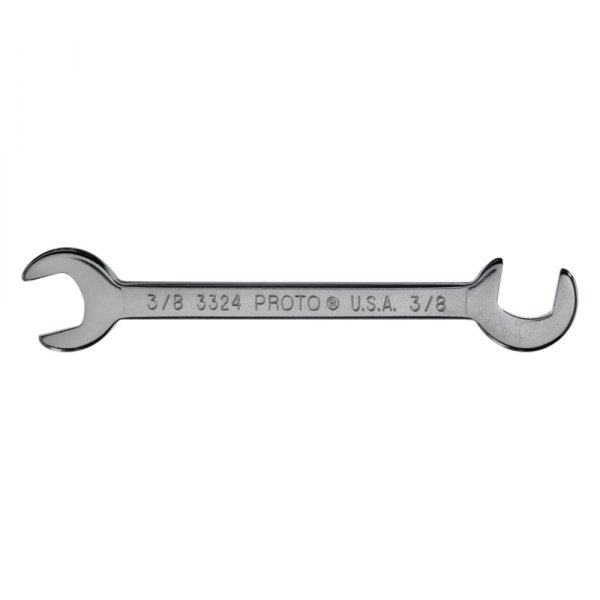 PROTO® - 3/8" Rounded 75° Angled Head Satin Double Open End Wrench
