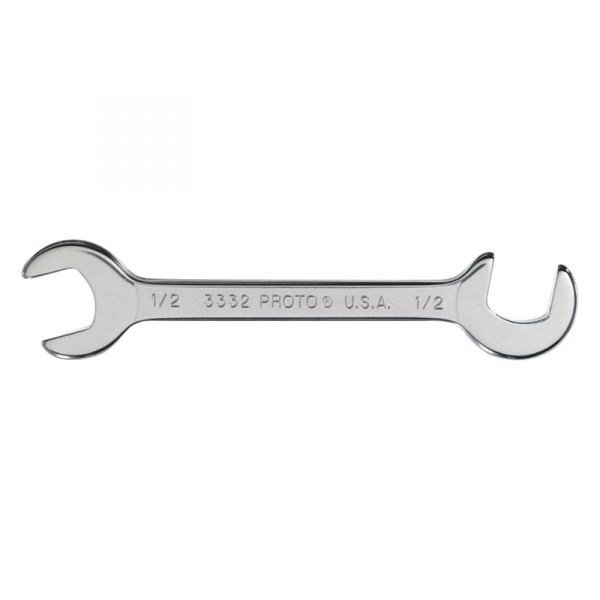 PROTO® - 1/2" Rounded 75° Angled Head Satin Double Open End Wrench