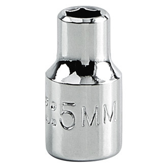 PROTO® - 1/4" Drive 5 mm 6-Point Metric Standard Socket